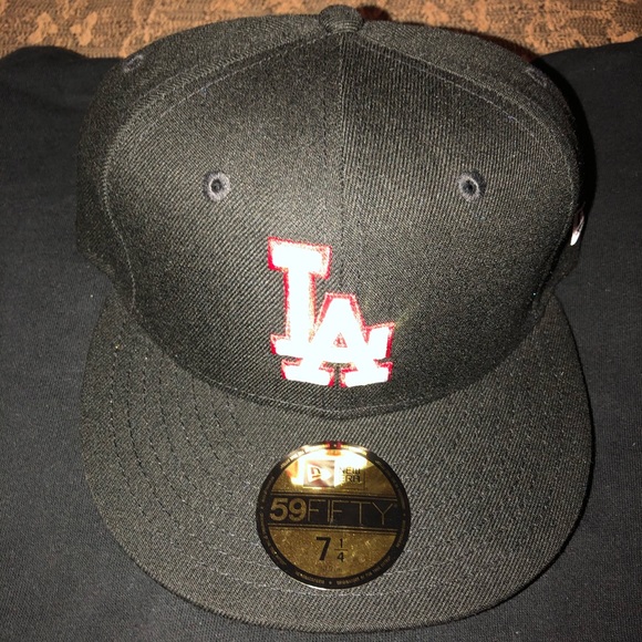 gray la dodgers hat